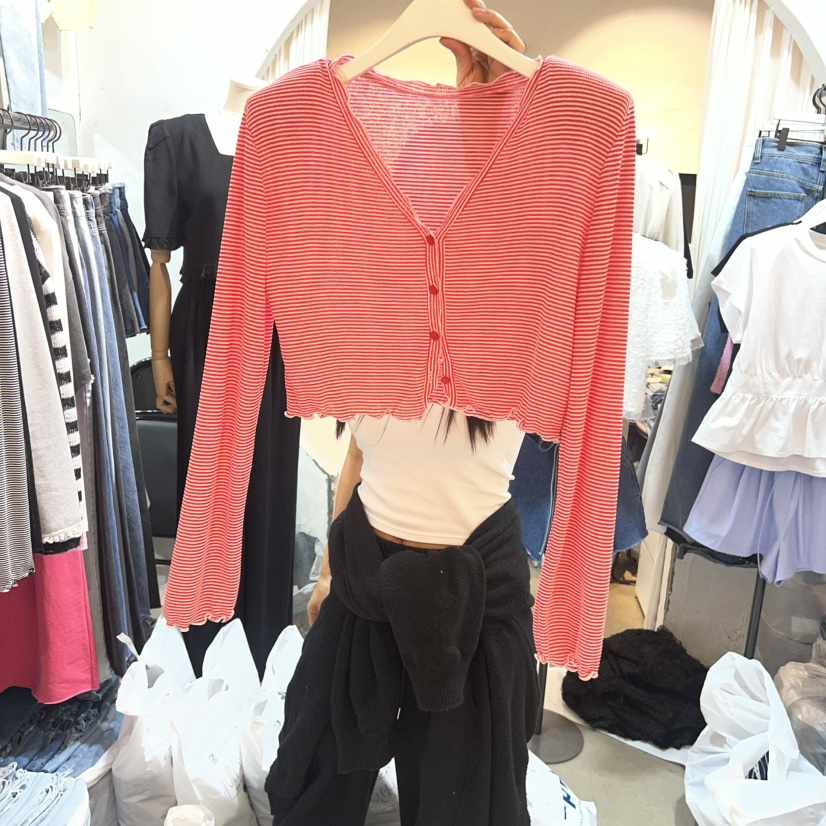 OZ韓國直郵女裝新品職業人氣熱賣休閑時尚26春夏推薦長袖T恤OZ.ounce長袖T恤