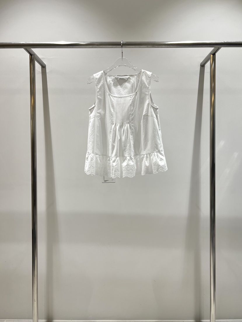 CESTLAVIE東大門實拍女士新品時尚推薦襯衫蕾絲衫棉質褶裥CESTLAVIE襯衫/蕾絲衫