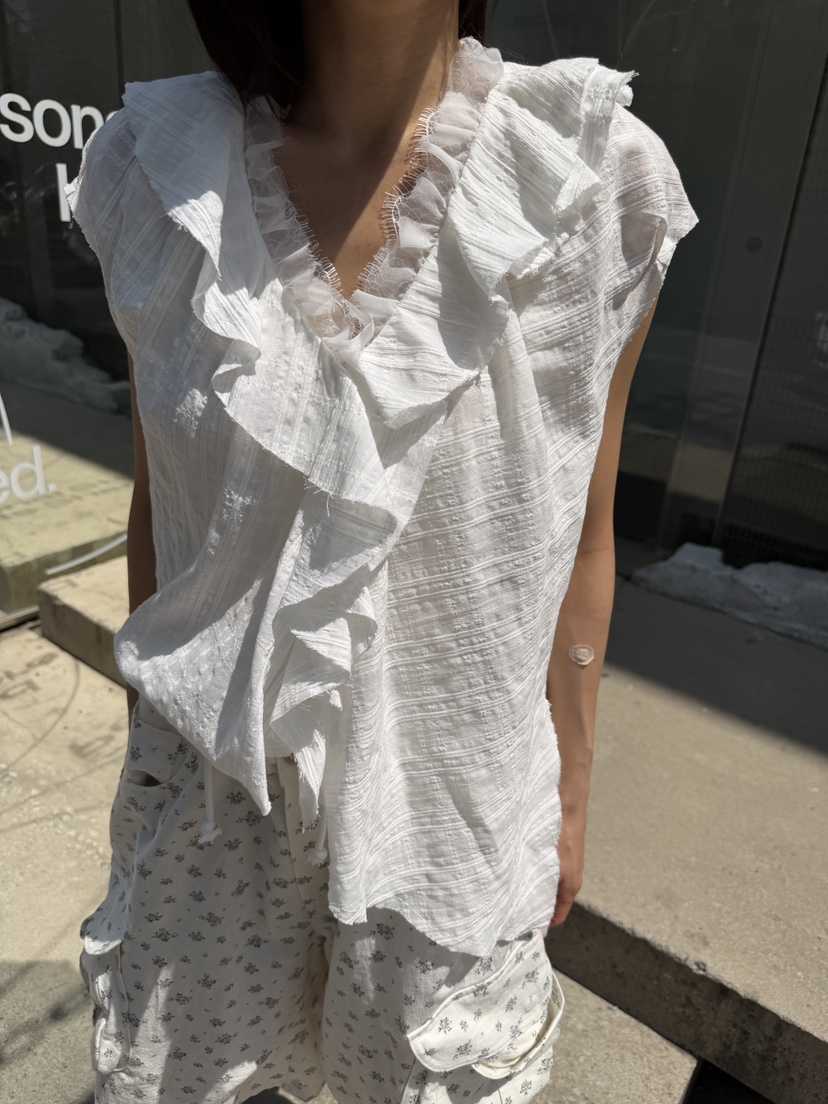 FRANC—L韓國東大門代購女裝新款時尚26夏季人氣襯衫蕾絲衫FRANC襯衫/蕾絲衫