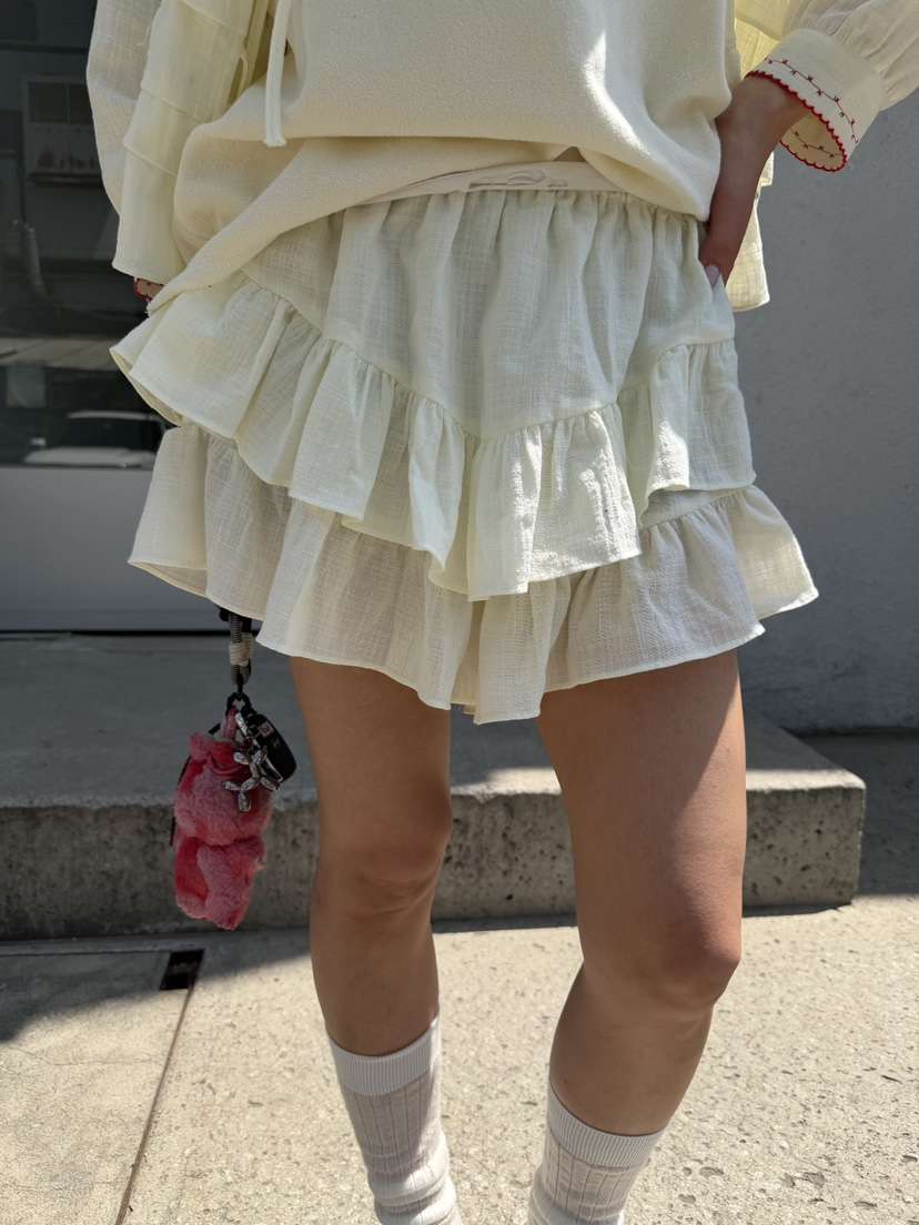 FRANC—L韓國代購女裝新品26夏季休閑職業人氣26春夏短裙FRANC短裙