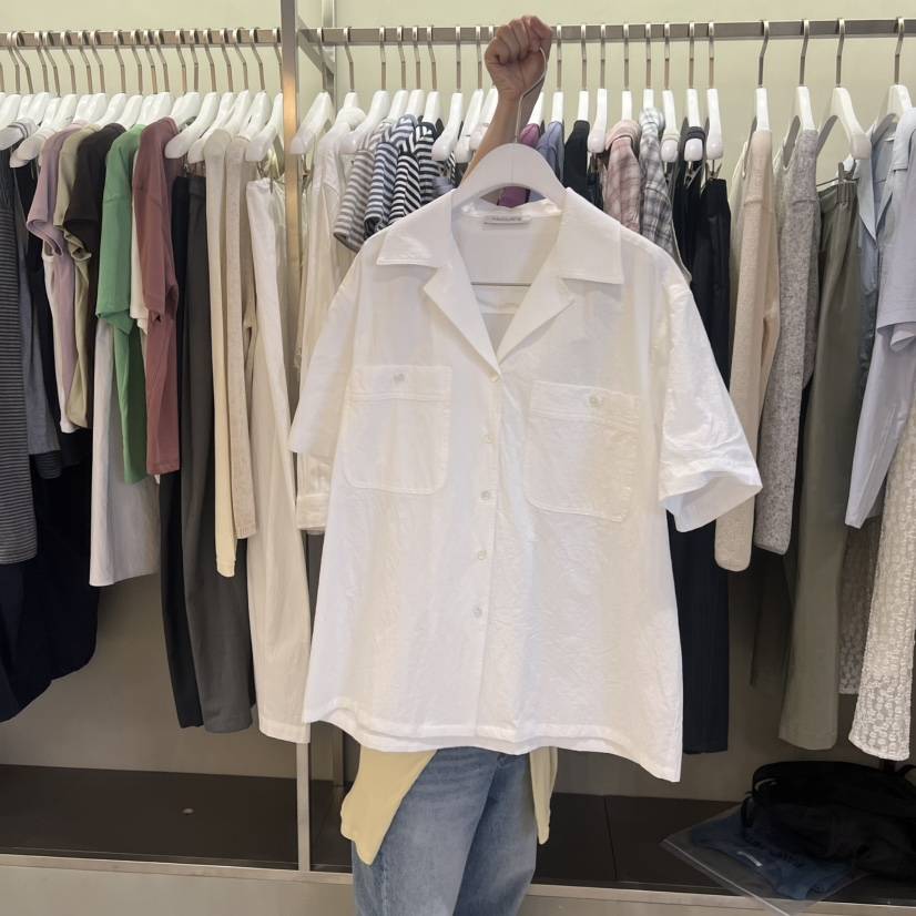 FAVE/FAVOURITE韓國東大門代購女士新品時尚26夏季襯衫蕾絲衫FAVE/FAVOURITE襯衫/蕾絲衫