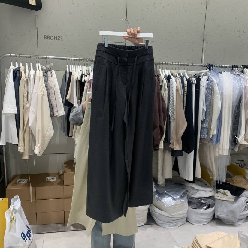 BRONZE韓國直郵女裝新款熱賣時尚休閑26春夏人氣職業休閑褲BRONZE休閑褲