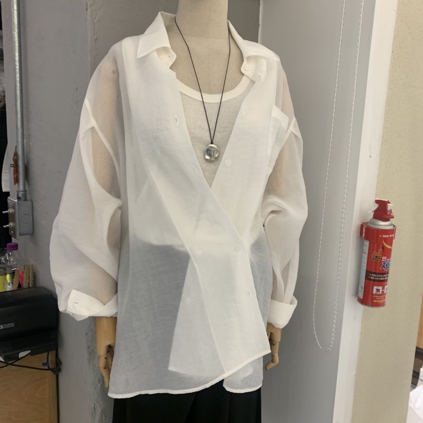 BLAIR韓國東大門直郵女士新品人氣休閑襯衫蕾絲衫亞麻紐扣BLAIR seoul襯衫/蕾絲衫