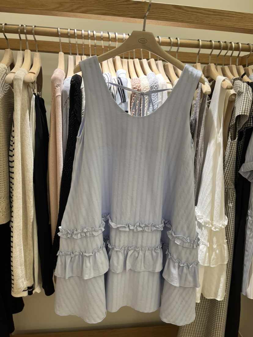 TIZZI韓國直郵實拍女士新品26夏季人氣休閑職業推薦連衣裙TIZZI連衣裙