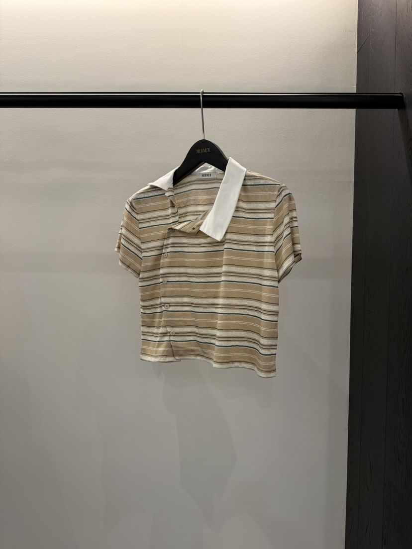 MURMUR韓國直郵女裝新款職業人氣26夏季熱賣26春夏T恤不對稱MURMURT恤