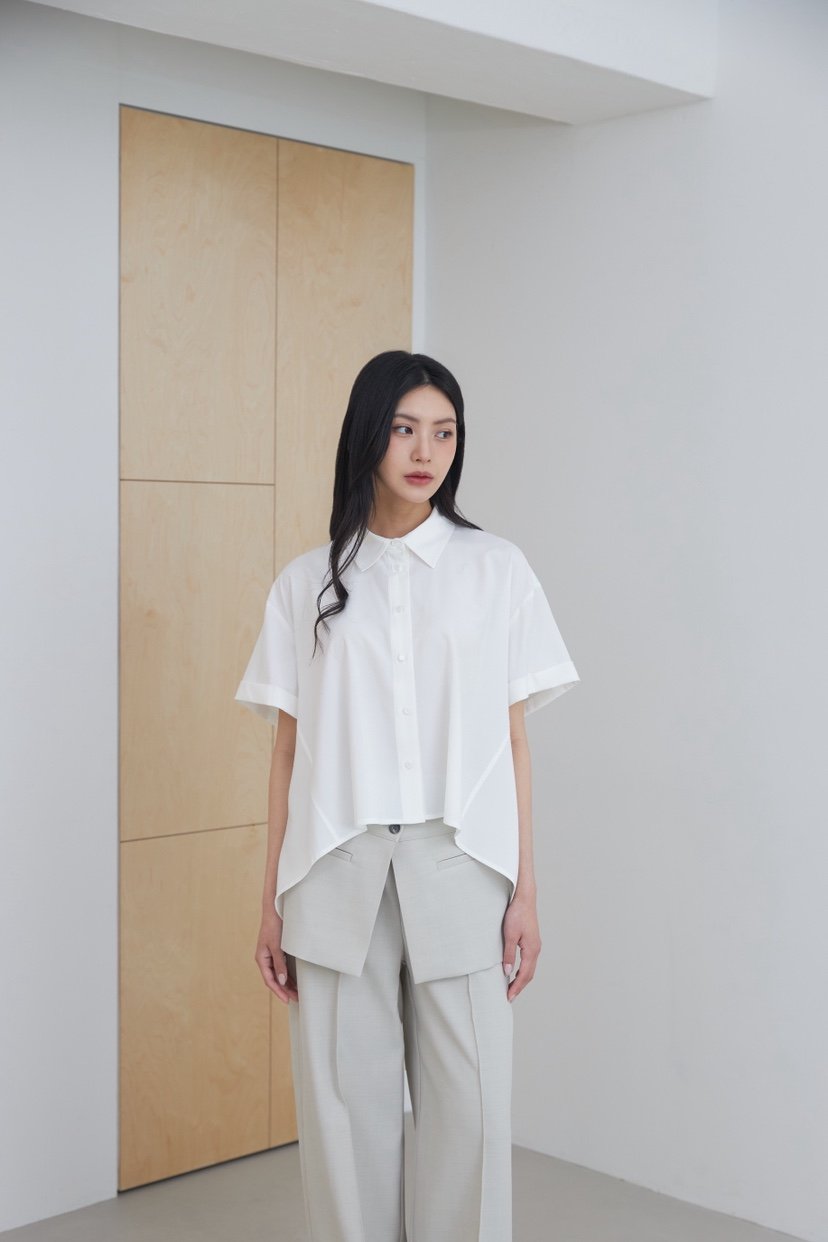 LE-PPL韓國直郵實拍女裝新品人氣推薦職業休閑襯衫蕾絲衫LE-PPL襯衫/蕾絲衫