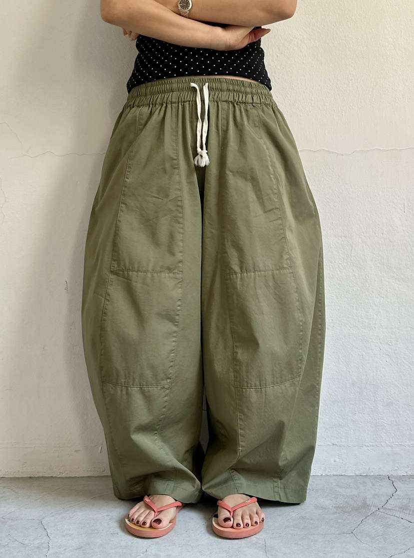 BYRING韓國直郵女士新款26春夏26夏季時尚人氣休閑褲燈籠BYRING休閑褲