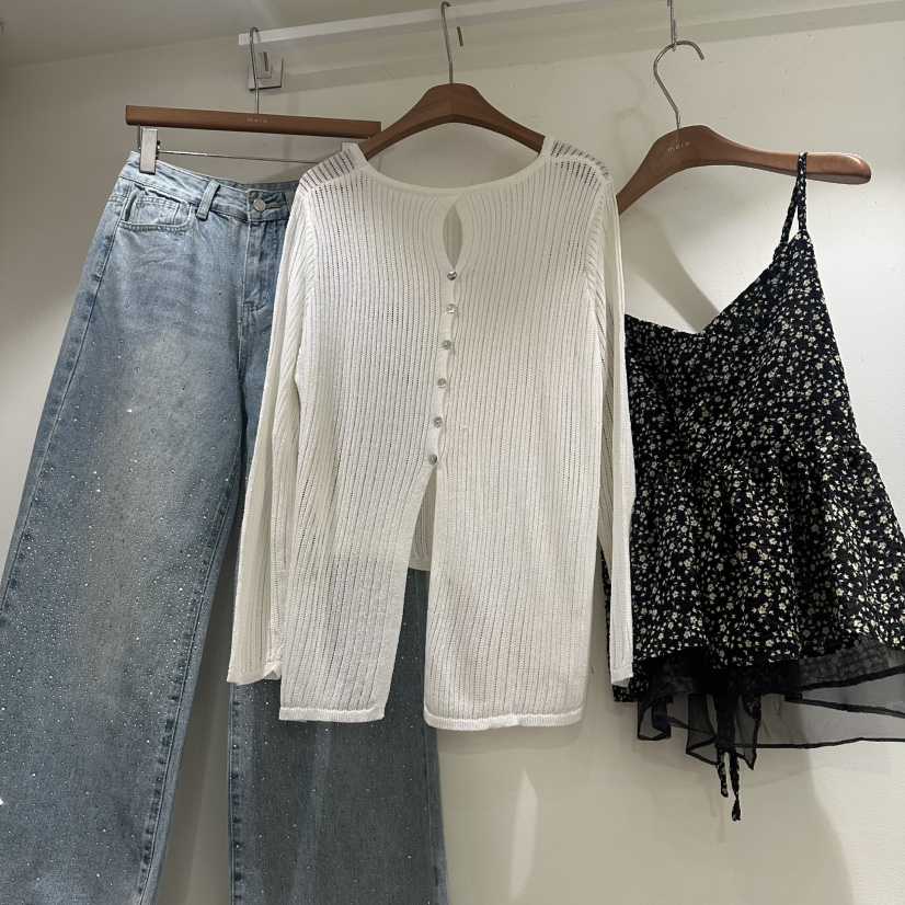 MELO韓國東大門直郵女士新品熱賣時尚26春夏推薦26夏季針織衫MELO針織衫