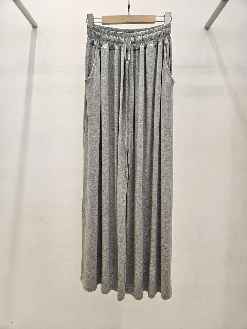 GOSSIP韓國東大門直郵女裝新款休閑26春夏休閑褲人造絲闊腿褲GOSSIP休閑褲