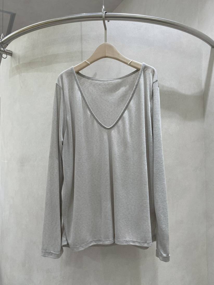 WHO IS SHE韓國直郵女士新品人氣26夏季26春夏職業長袖T恤WHO IS SHE長袖T恤