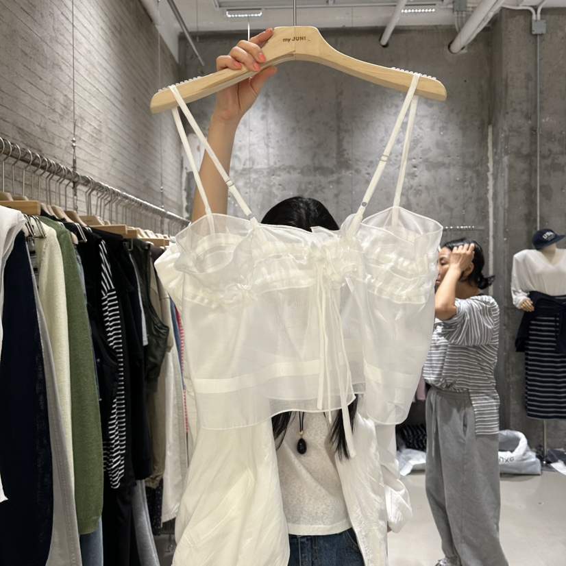 JUNI韓國東大門代購女士新品熱賣26夏季推薦休閑吊帶背心my juni吊帶/背心