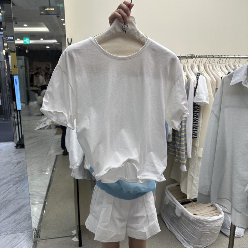 AMOEBA東大門實拍韓國女士新款人氣推薦休閑職業26夏季T恤AMOEBAT恤