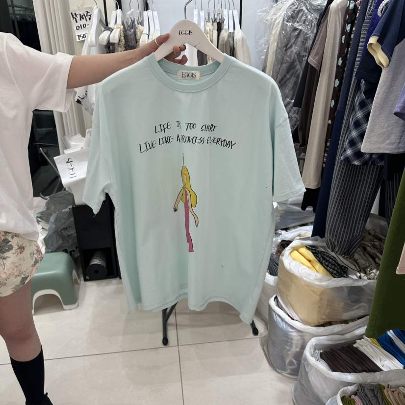 EGG IS韓國直郵女裝新款人氣熱賣時尚26春夏職業推薦T恤EGG IST恤