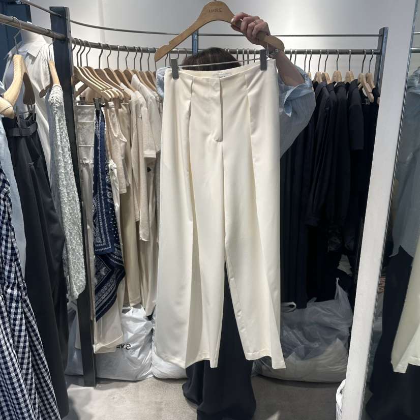 HABLE韓國直郵女士新品休閑推薦職業26春夏26夏季時尚休閑褲HABLE休閑褲