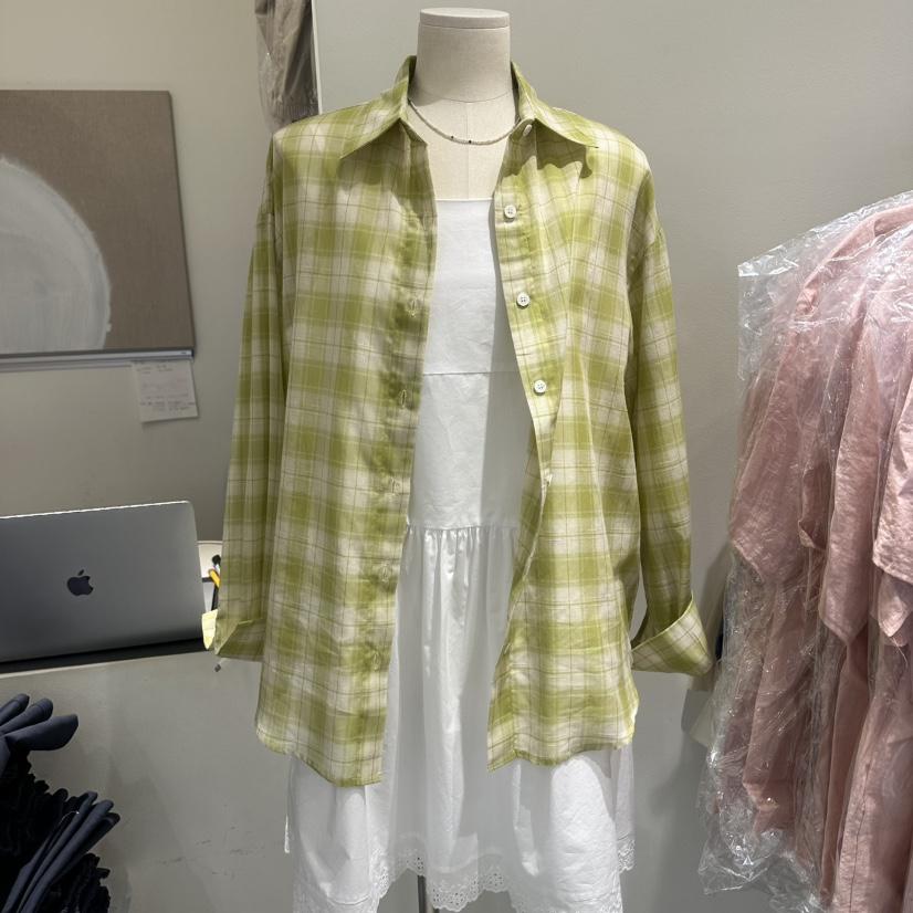 LORING RE I韓國直郵女士新品26春夏時尚休閑襯衫蕾絲衫LORING RE-I/BARE襯衫/蕾絲衫