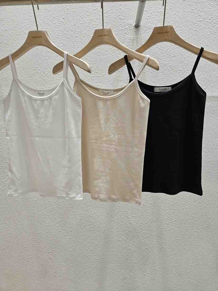 GOSSIP韓國代購女士新品時尚26夏季推薦26春夏吊帶背心莫代爾GOSSIP吊帶/背心