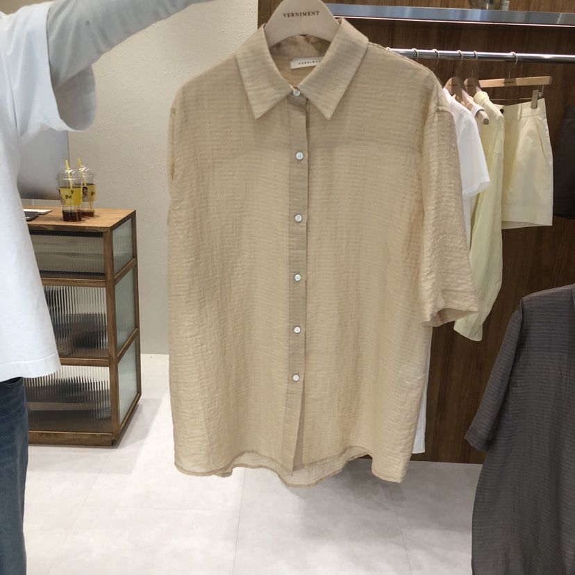 FIFO/UNANSWERED-MYSTERY韓國東大門代購女士新款熱賣襯衫蕾絲衫FIFO/UNANSWERED-MYSTERY襯衫/蕾絲衫