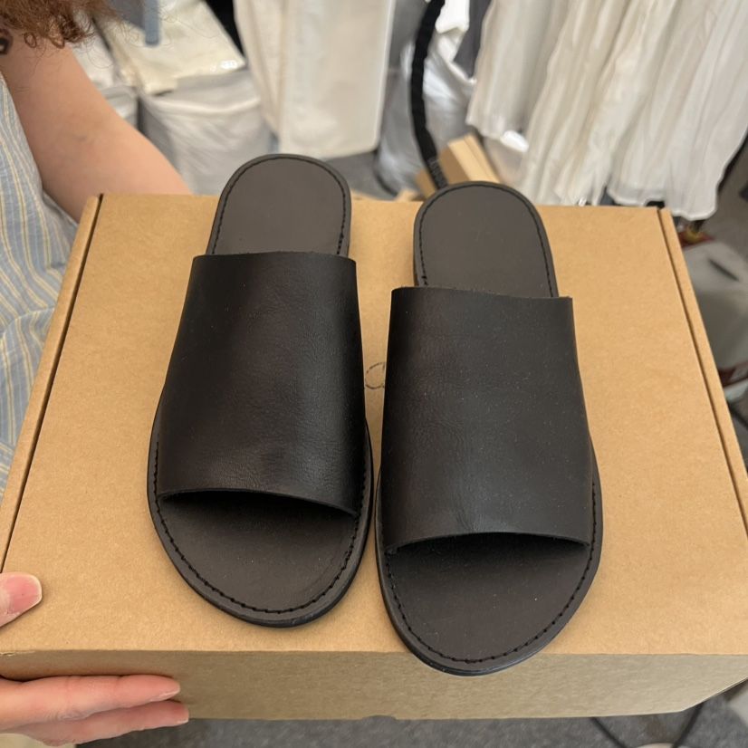 MAG韓國代購女士新款休閑人氣推薦職業熱賣26夏季涼鞋拖鞋牛皮MAG涼鞋/拖鞋