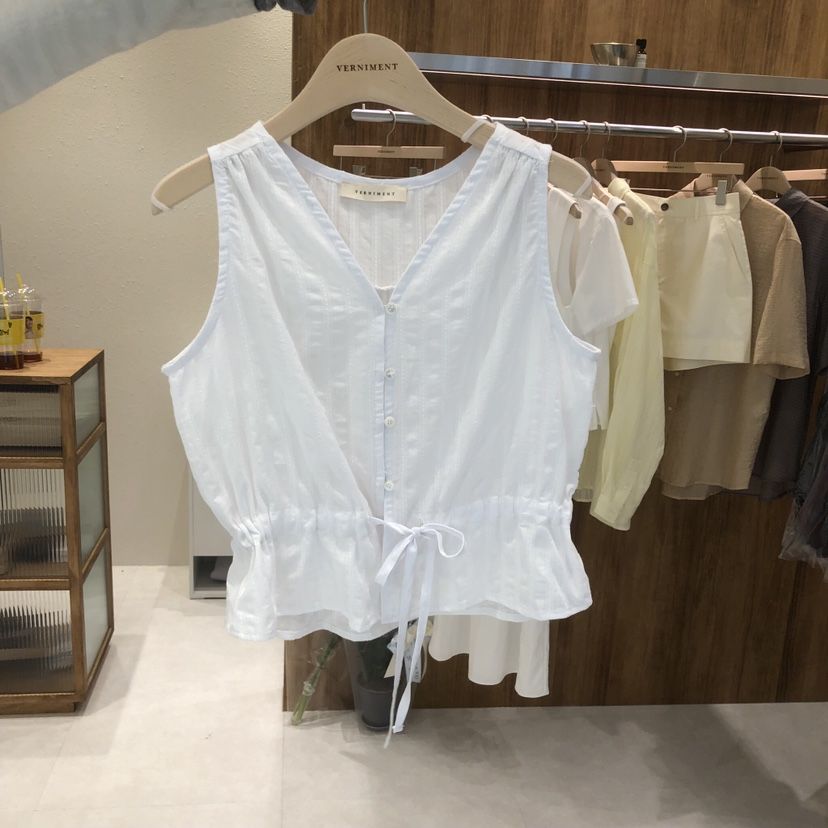 FIFO/UNANSWERED-MYSTERY東大門實拍韓國女裝新品26夏季吊帶背心FIFO/UNANSWERED-MYSTERY吊帶/背心