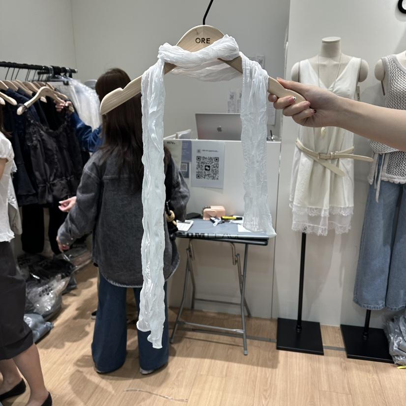 ORE-P韓國東大門直郵女士新款推薦26春夏圍巾披肩雪紡圍巾ORE圍巾/披肩