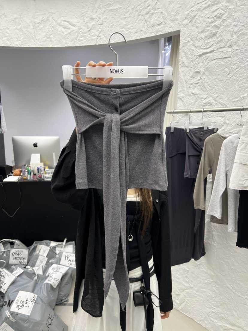 NOVUS韓國直郵女裝新品職業人氣熱賣休閑26夏季26春夏吊帶背心NOVUS吊帶/背心