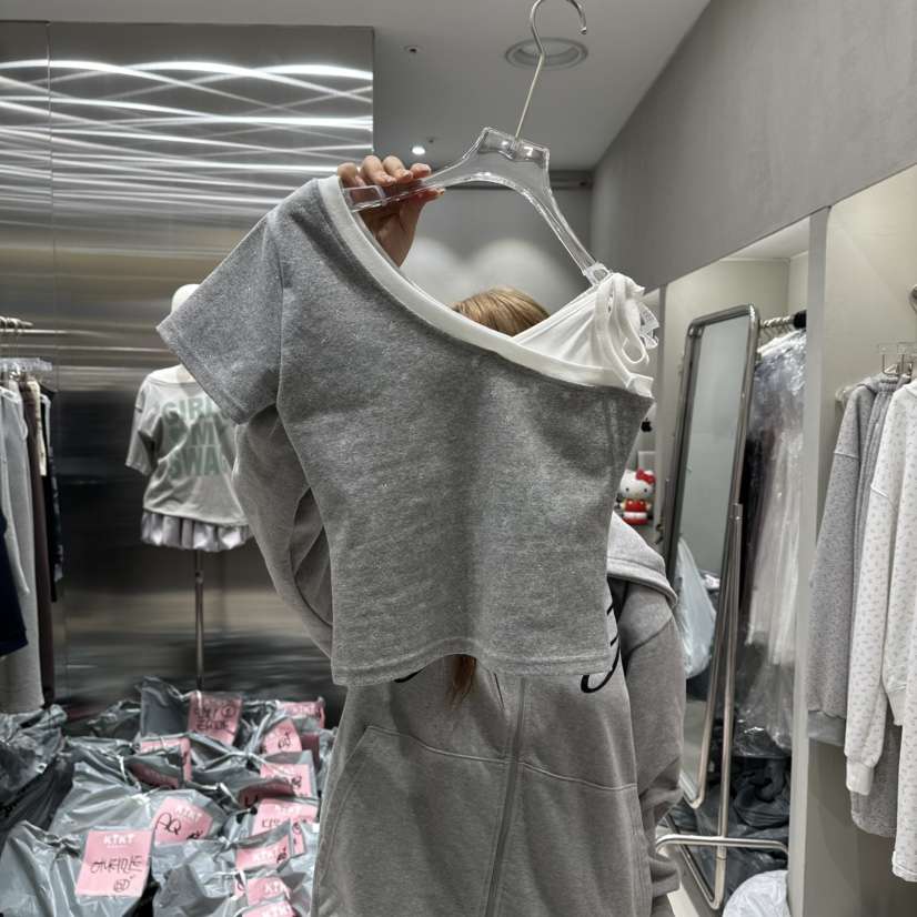 KIKI韓國直郵實拍女裝新品熱賣推薦時尚休閑人氣26夏季T恤KIKIT恤