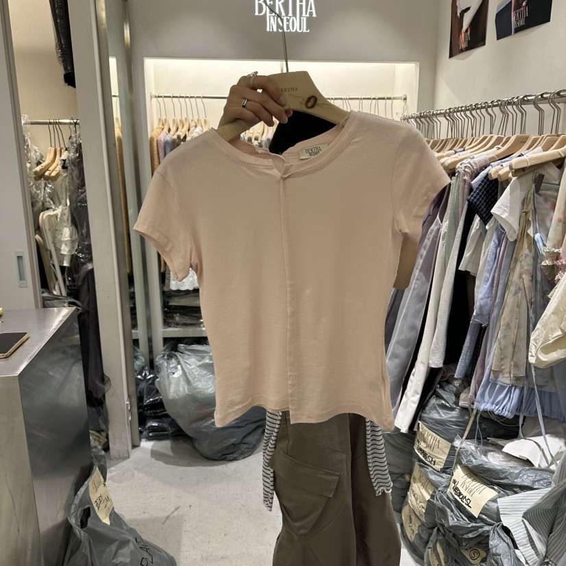 BERTHA韓國東大門代購女士新款熱賣26夏季休閑人氣職業T恤BERTHAT恤
