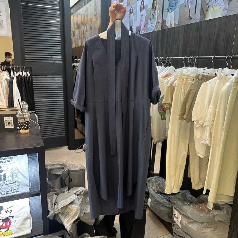 LE ETOILE韓國直郵女裝新品推薦職業休閑人氣連衣裙含腰帶Le etoile連衣裙