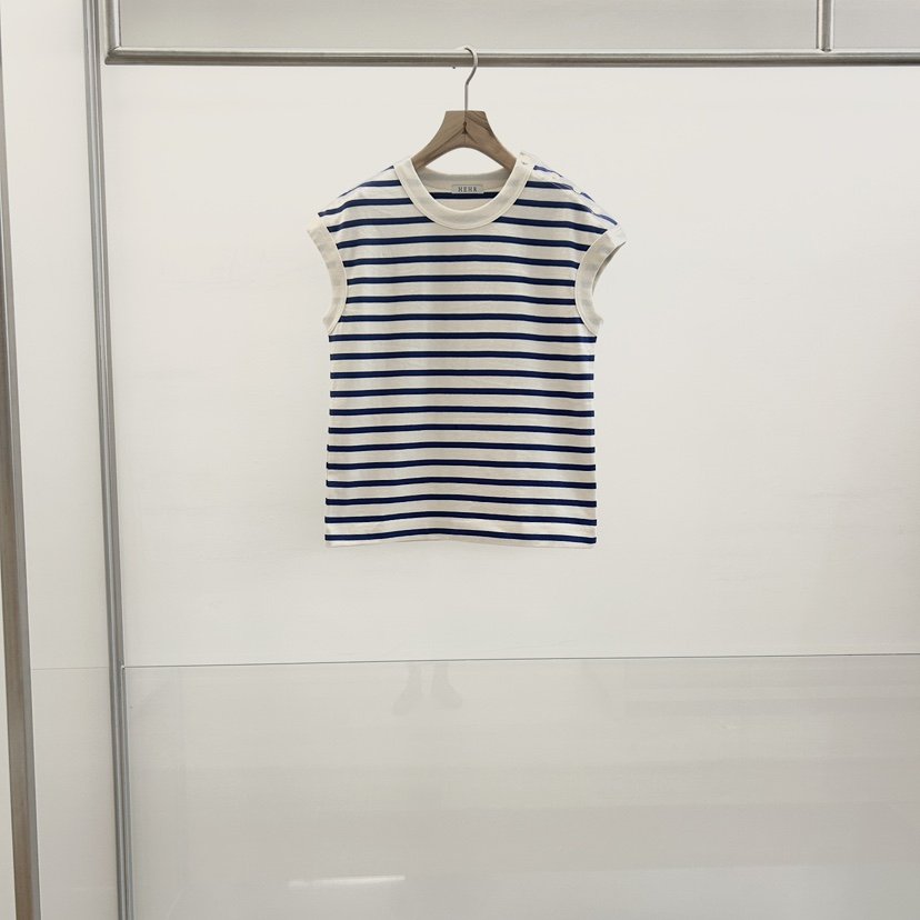 HEHR韓國直郵女裝新品26夏季職業人氣推薦休閑吊帶背心條紋hehr-AUTOMNE吊帶/背心
