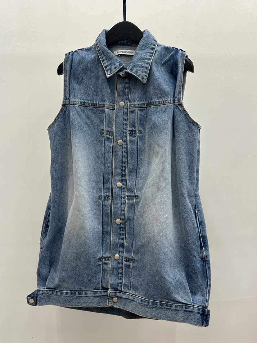 UNANSWERED-MYSTERY/FIFO韓國代購女士新品26春夏馬甲褶裥UNANSWERED-MYSTERY/FIFO馬甲