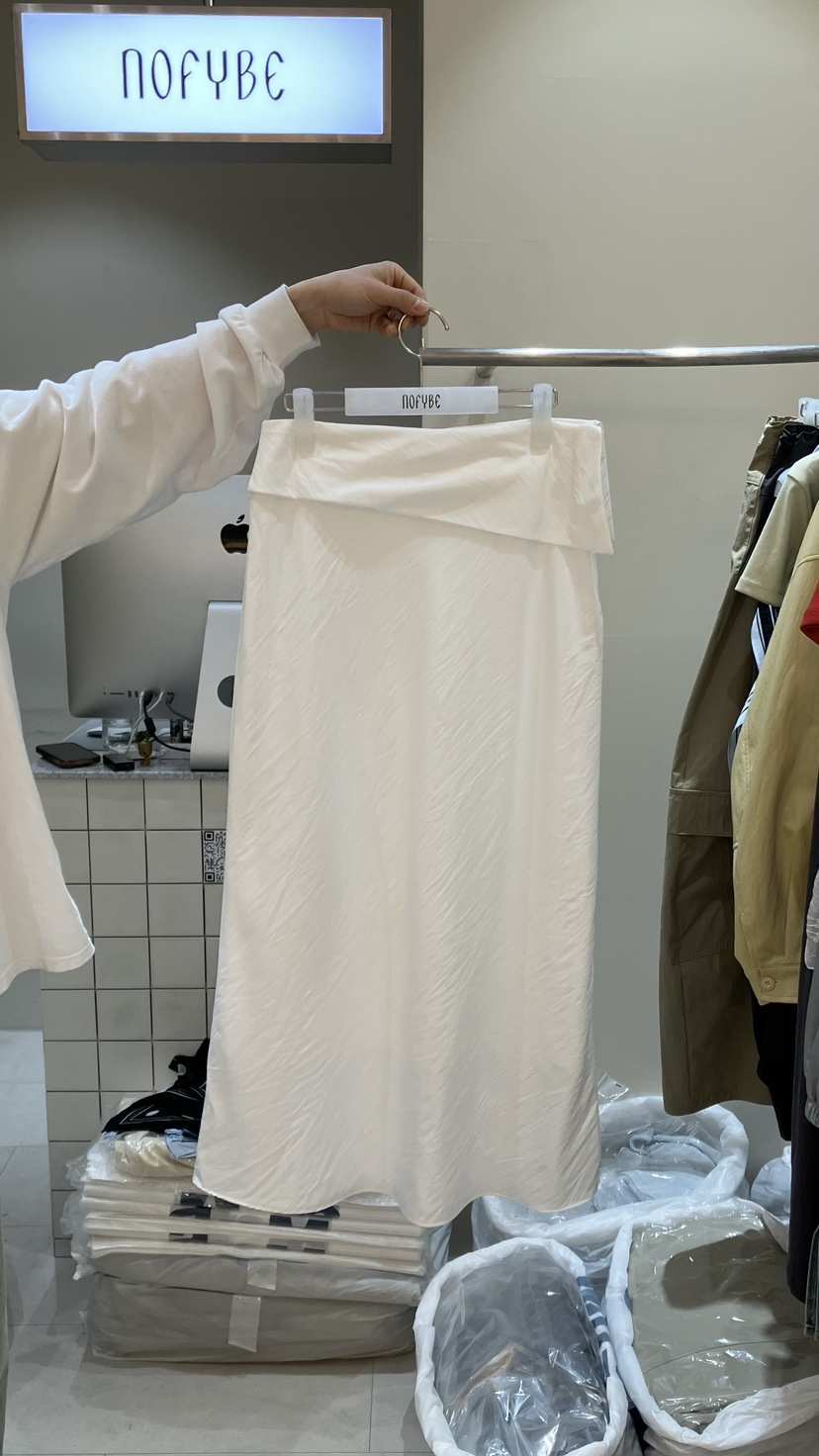 NOFYBE韓國直郵女士新款26夏季時尚職業人氣半身裙中短裙NOFYBE半身裙/中短裙