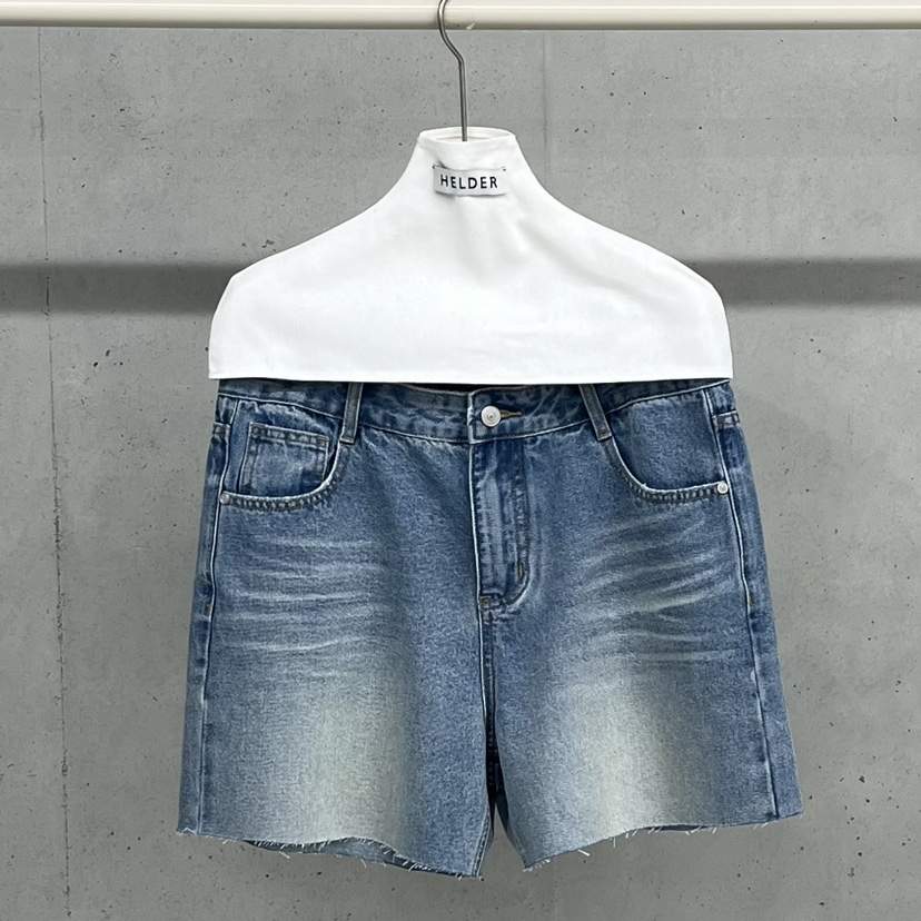 HELDER-P韓國東大門直郵女士新款休閑職業推薦26夏季短褲水洗HELDER短褲