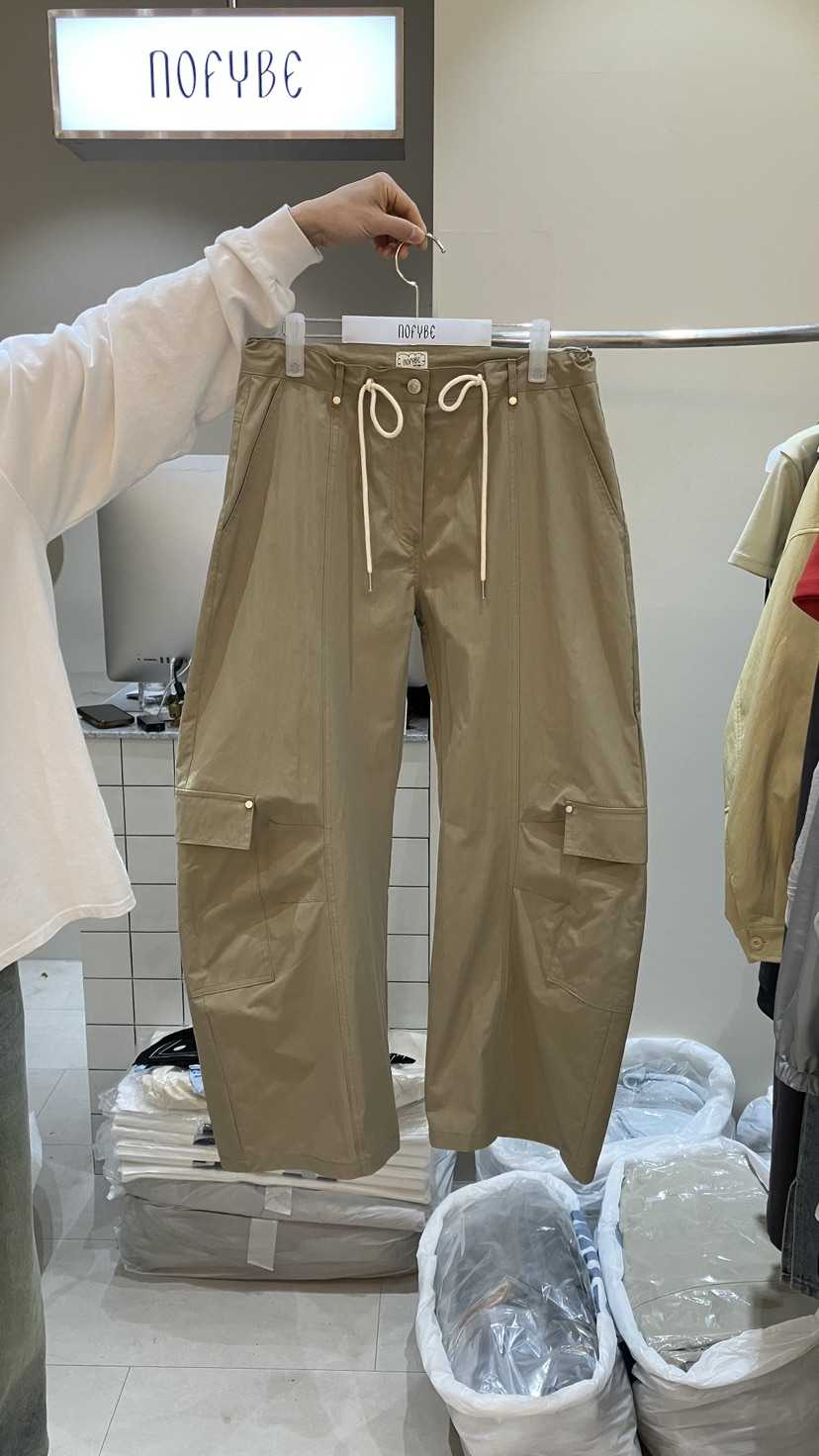 NOFYBE韓國代購女士新品人氣時尚26春夏休閑休閑褲工裝褲NOFYBE休閑褲