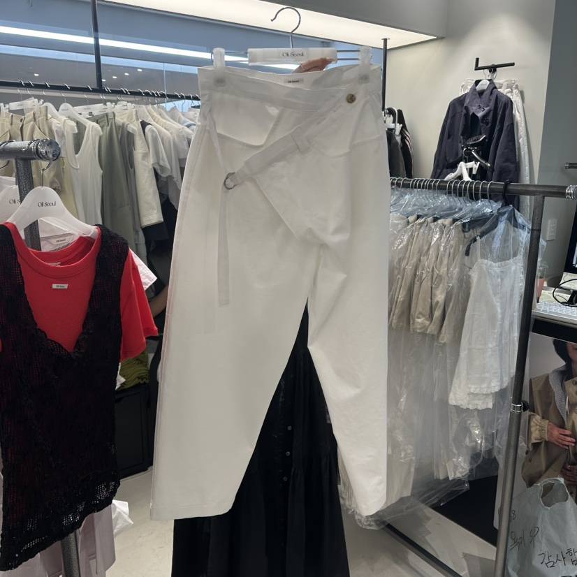 OLI SEOUL韓國代購女士新品26夏季職業休閑人氣推薦休閑褲OLI SEOUL休閑褲