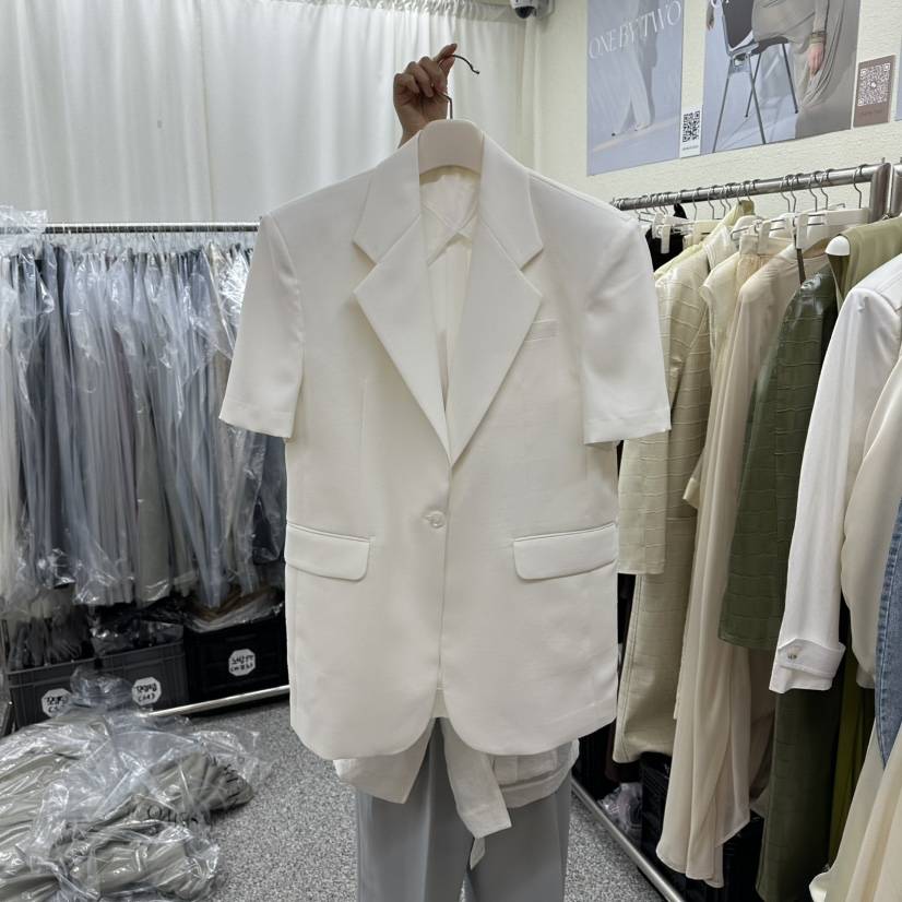 ONEBYTWO韓國東大門直郵女裝新款推薦時尚休閑職業26夏季夾克ONE BY TWO夾克