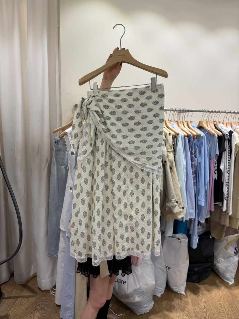 AUVERFIT韓國東大門直郵女裝新品休閑熱賣26春夏半身裙中短裙AUVERFIT半身裙/中短裙