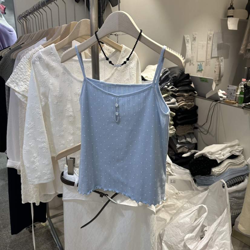 LIL東大門實拍韓國女士新款休閑26春夏時尚推薦熱賣吊帶背心LIL吊帶/背心