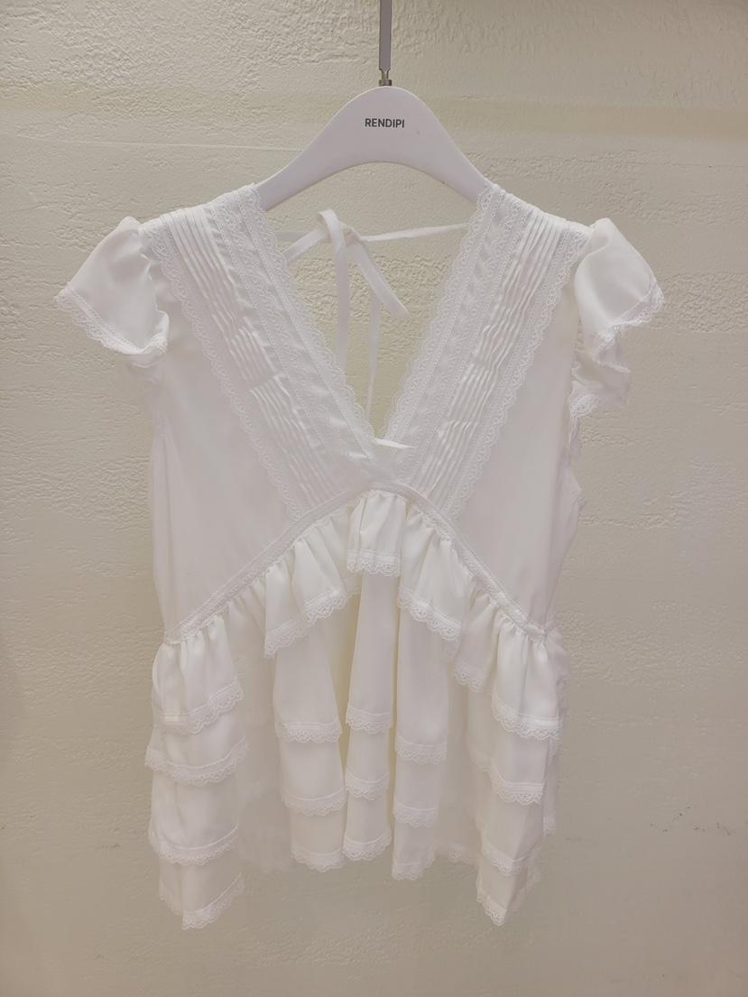 THE OTHER韓國東大門直郵女裝新款推薦襯衫蕾絲衫荷葉邊THE OTHER襯衫/蕾絲衫