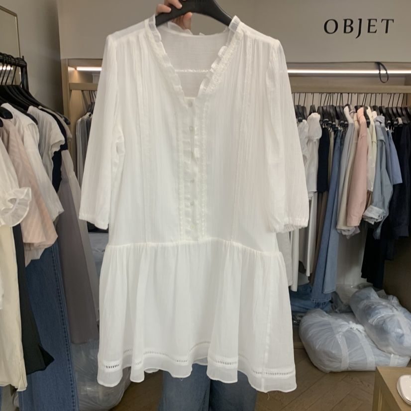 OBJET/LOVEUSU韓國代購女士新品26夏季時尚26春夏連衣裙OBJET/LOVEUSU連衣裙