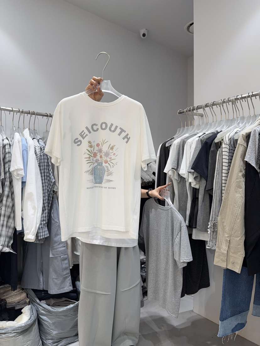 LOOKK/MIMME韓國代購女裝新款職業26春夏26夏季人氣休閑T恤LOOKK/MIMMET恤