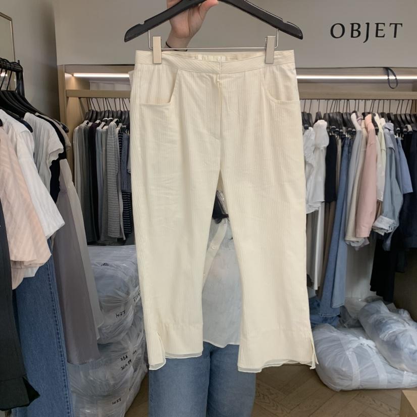 OBJET/LOVEUSU韓國直郵實拍女裝新品時尚休閑熱賣休閑褲OBJET/LOVEUSU休閑褲