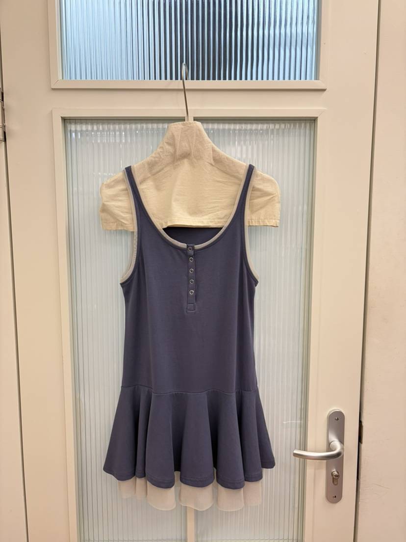 JADEMARKET韓國東大門代購女裝新品26春夏人氣吊帶背心撞色JADE SEOUL_MARKET吊帶/背心