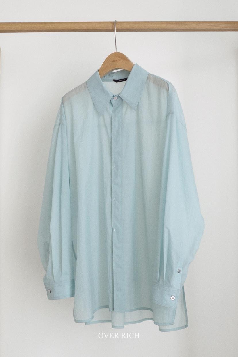 OVER RICH韓國直郵女裝新款26春夏時尚休閑推薦襯衫蕾絲衫OVER RICH襯衫/蕾絲衫