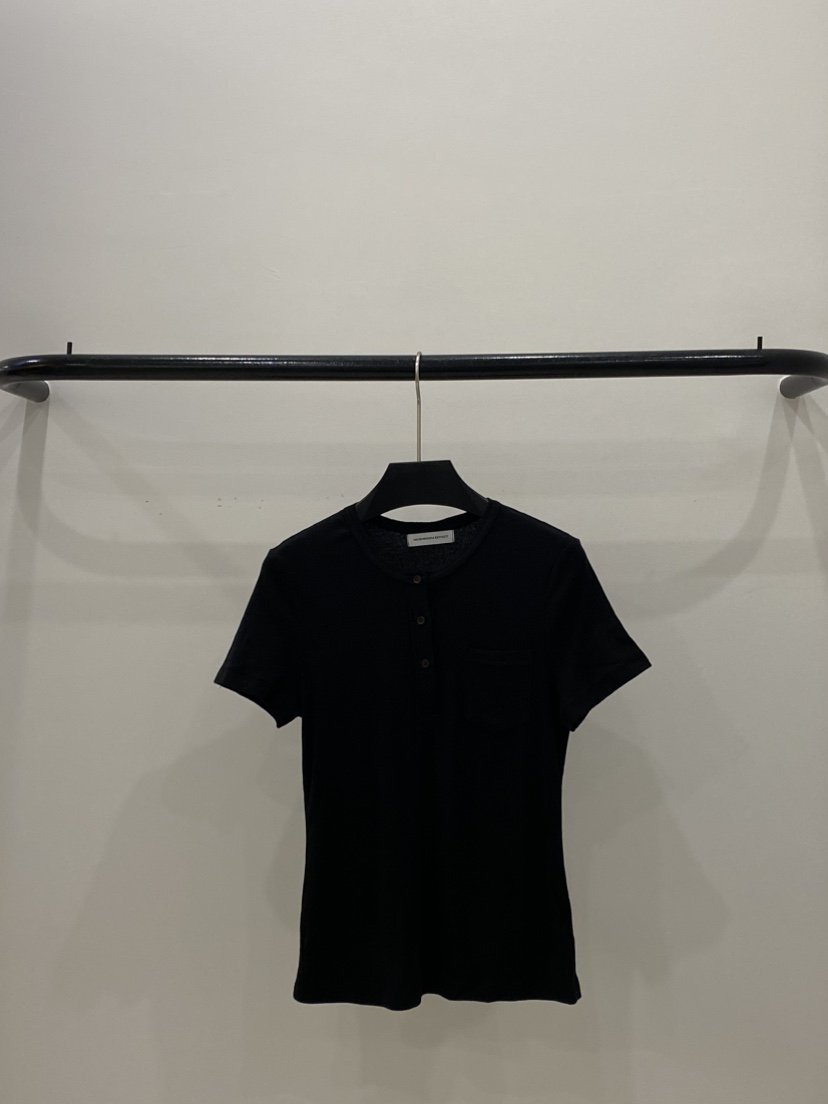 MUSHROOM EFFECT韓國直郵實拍女士新品人氣職業推薦T恤口袋MUSHROOM EFFECTT恤