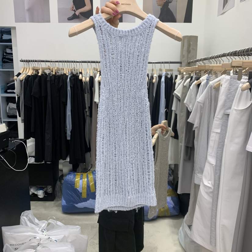 RECOVER東大門實拍韓國女裝新品休閑26春夏職業吊帶背心棉質RECOVER/MOMENT吊帶/背心