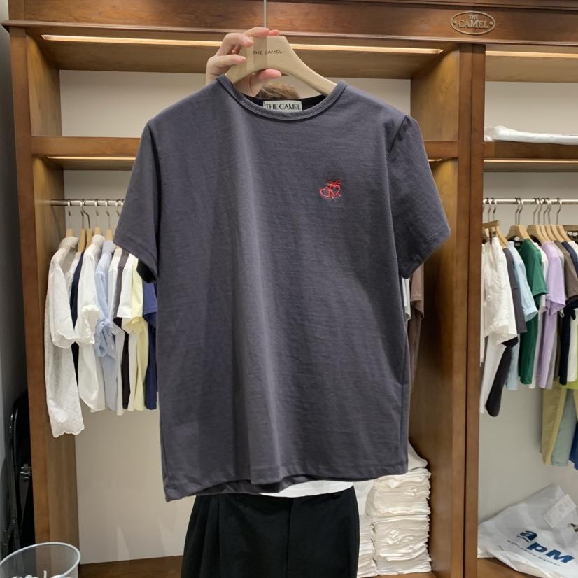 THE CAMEL東大門實拍韓國女裝新款休閑T恤the came_l 家T恤