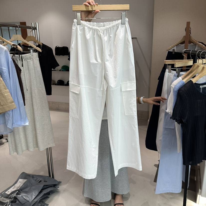 ANDMORE BUTTON韓國東大門代購女裝新品26春夏時尚休閑褲ANDMORE BUTTON休閑褲