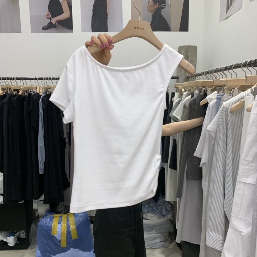 RECOVER韓國直郵實拍女裝新品熱賣26春夏休閑26夏季時尚T恤RECOVER/MOMENTT恤