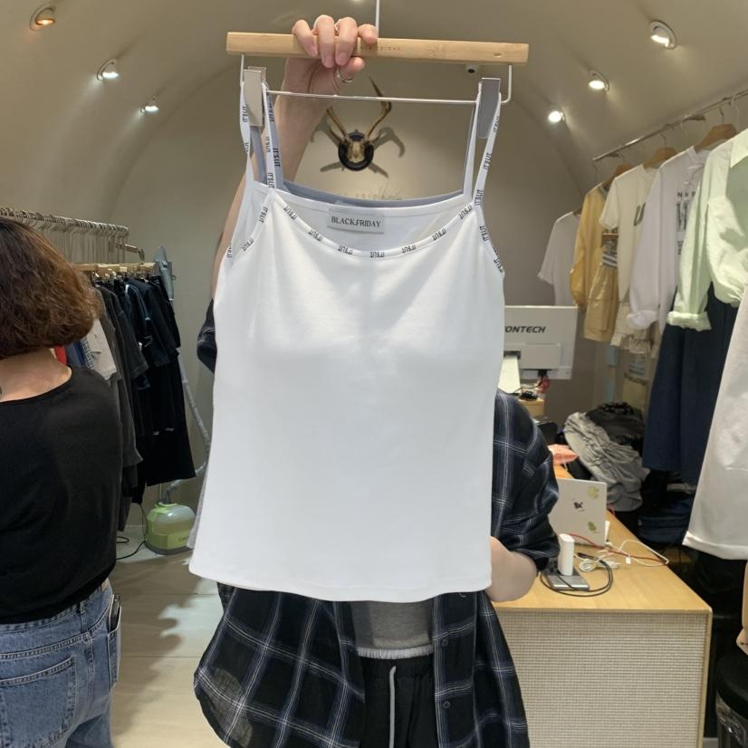 BLACKFRIDAY韓國代購女裝新款推薦時尚人氣26夏季吊帶背心BLACK FRIDAY吊帶/背心