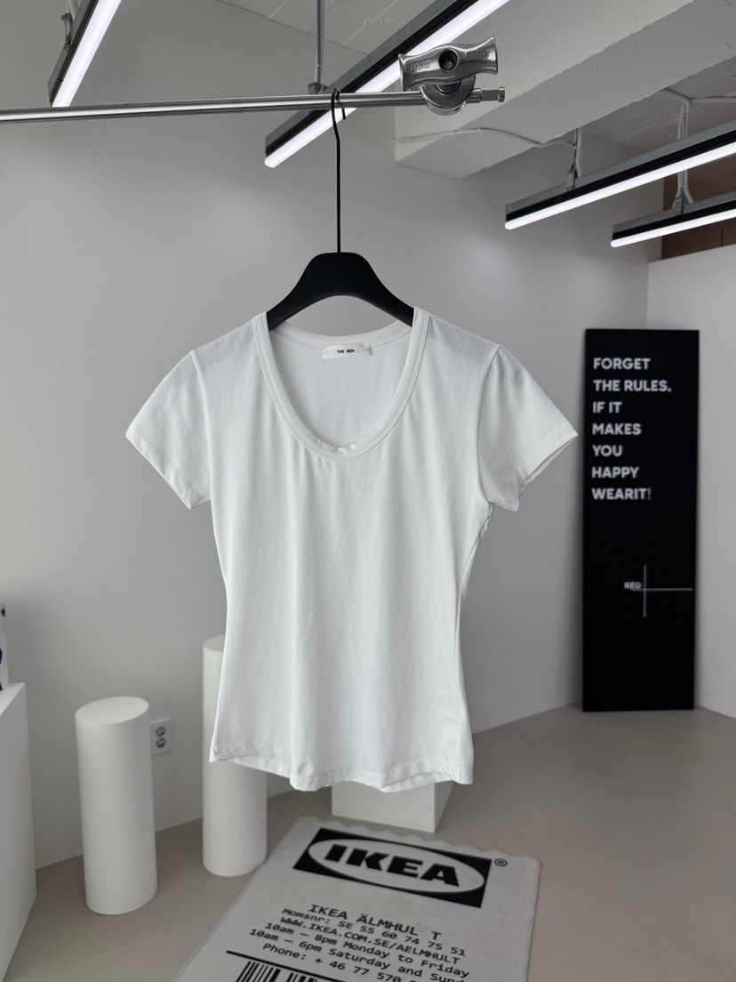 RED-A韓國東大門直郵女裝新款26夏季休閑職業推薦26春夏T恤RED-AT恤